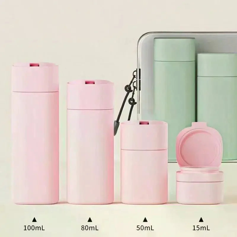 Hydrating Makeup Dispensing Bottles Portable Lotions Shampoos Qme