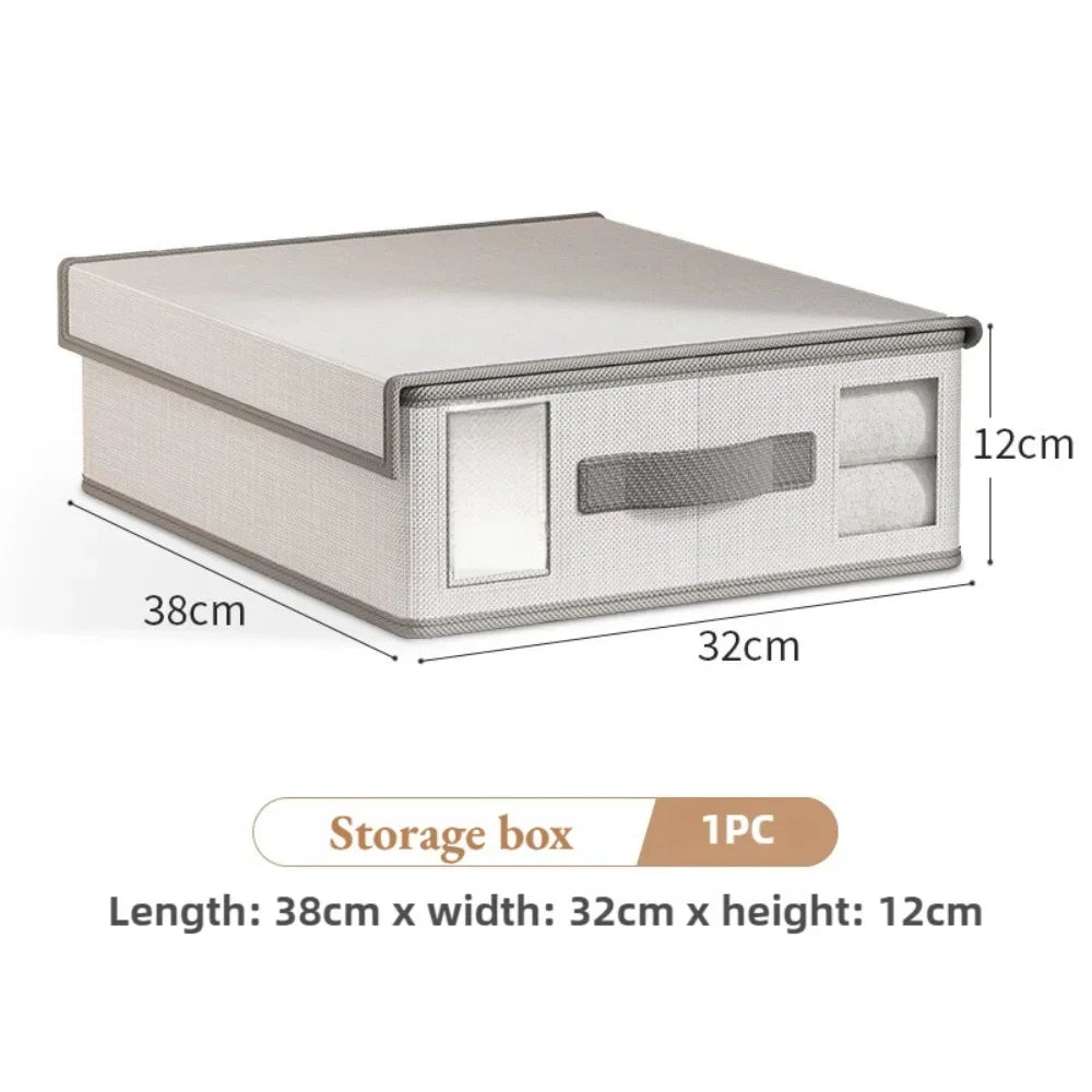 Creative Bed Sheet Storage Box Clothing Fabric Organizer Wardrobe Qme