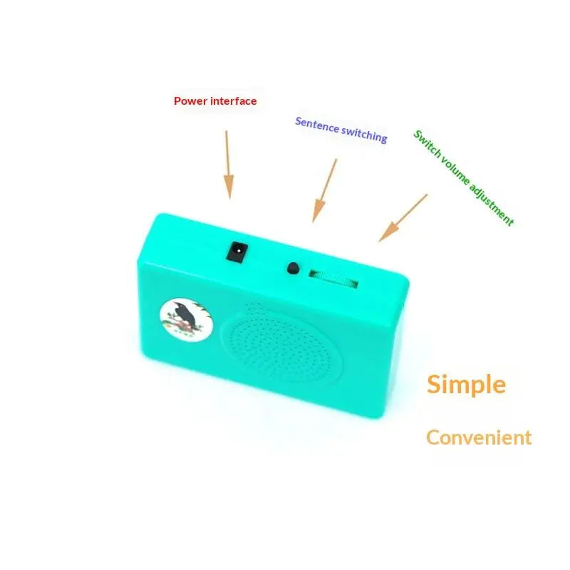 Parrot Trainer Loop Playback Multiple Modes Portable Tool Parakeet Qme