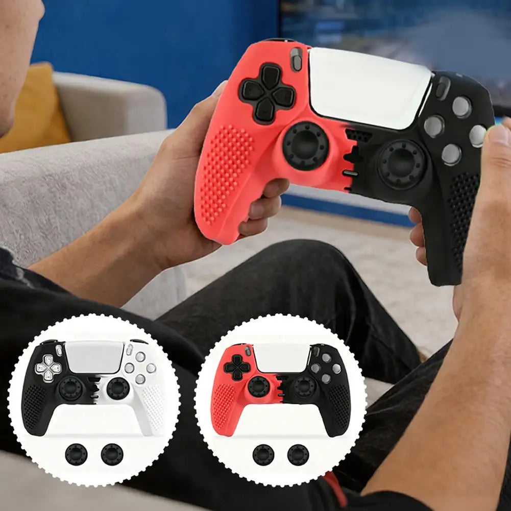 Controller Protection Cover PS5 Skin Anti-slip Soft Silicone Qme