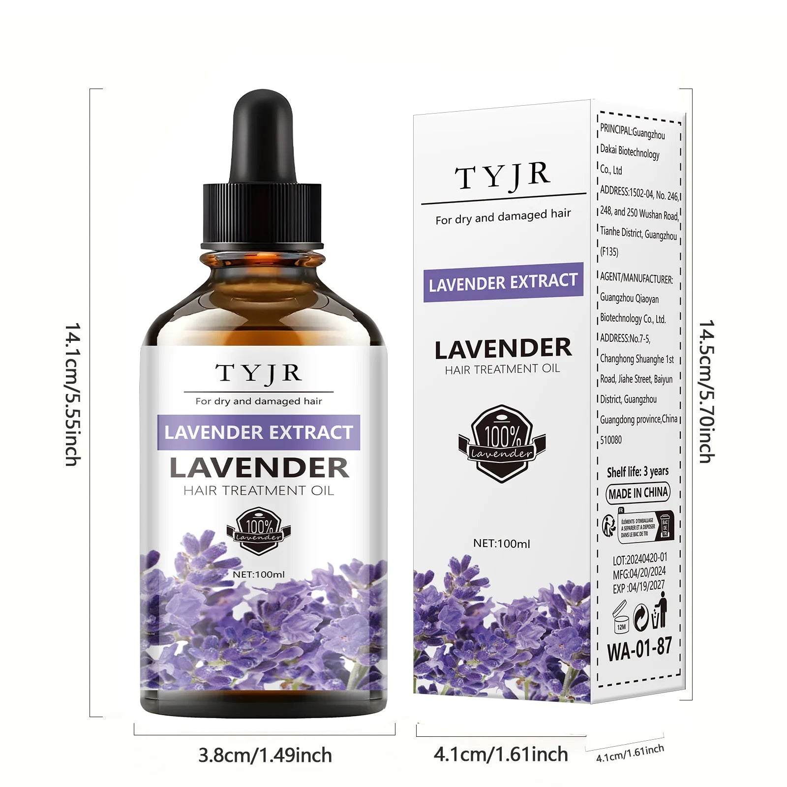 Lavender essential oil for skin care, massage, shower, diffuser relaxing essential oil for face, body, nails, hair, eyelashes Qme