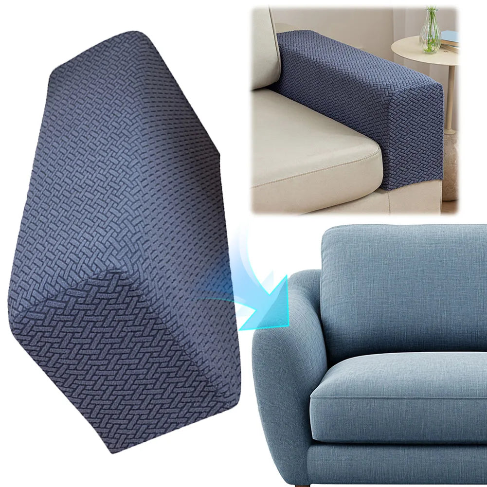 Couch Arm Covers Washable Armchair Slipcovers Checkered Pattern Armrests Chair Covers Suitable for Chairs and Sofas Qme