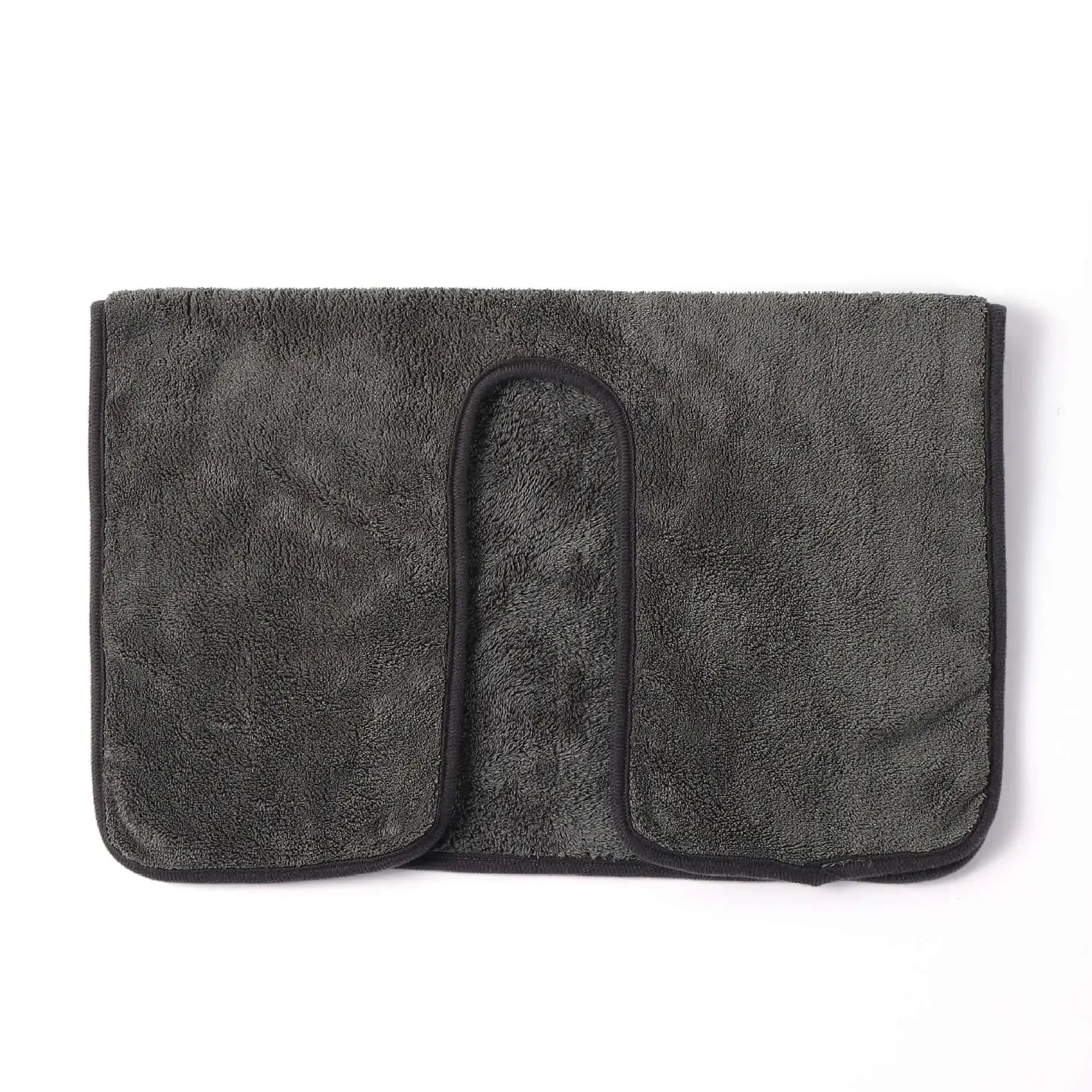 Professional U-shape Facial Towel Microfiber Spa Face Wrap Skincare Qme Dark Grey