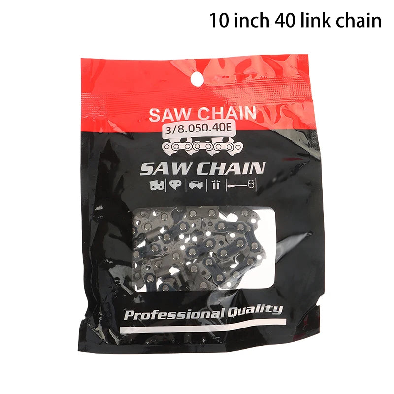 4/6/8/12/14/16 Inch Metal Chainsaw Chain Spare Parts Link Chainsaw Saw Chain Blade For Electric Saw Accessories Wood Cutting. Qme 10inch 40link chain