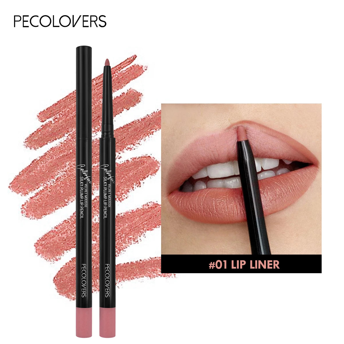 Nude Velvet Matte Lipstick Long Lasting Waterproof Rendering Qme 01