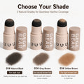 Hairline Shadow Powder Stick Waterproof Root Touch Up Concealer for Gray Roots Thinning Hair Natural Hairline Filler 3 Colors Qme GX1077-1-2-3