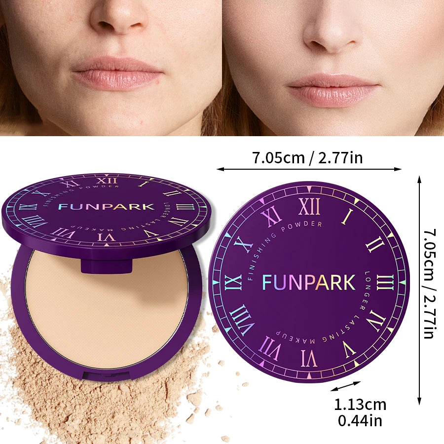 5 Matte Full Coverage Pressed Powder Foundation Oil Control Flawless Qme