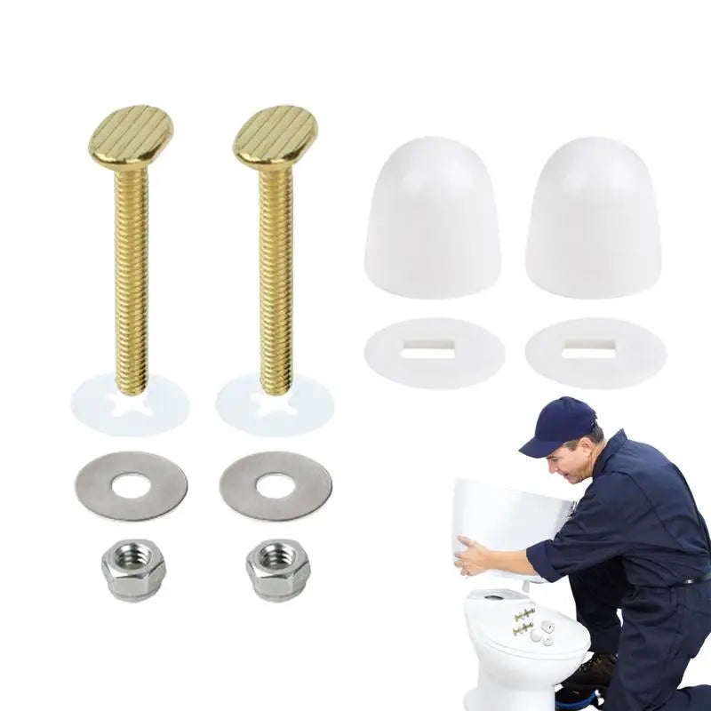 Toilet Bowl Screws Multifunctional Durable Parts Wear-resistant S Nut Qme China Mainland