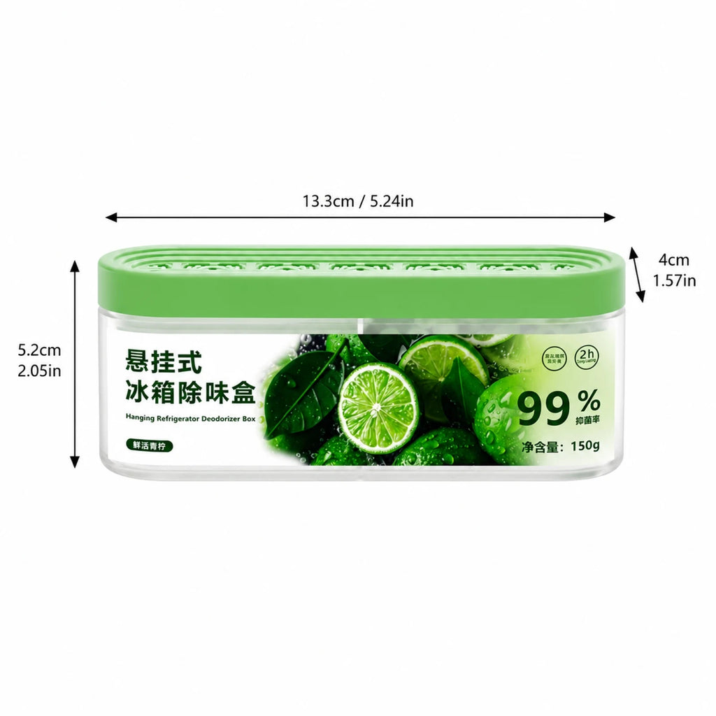 Refrigerator Deodorizing Box Antibacterial Purifying Odor-absorbing Fridge Long Lasting Air Purifier Freshening Kitchen Tool Qme