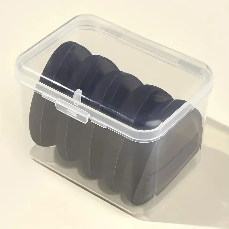 Soft Reusable Triangle Powder Puff Makeup Sponge Beauty Egg Blenders Qme 5 Black Boxes