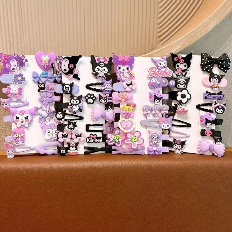 14-Piece Kuroomi Korean-style Hair Accessory Cute Gentle Qme