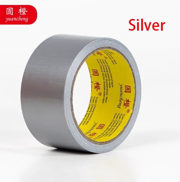 10M 20mm-60mm Adhesive Fabric Duct Tape Strong, Carpet Tape Waterproof, White Tape Decorative, 10 Meter Automotive Fabric Tape Qme 1rolls-silver 20M 20mm