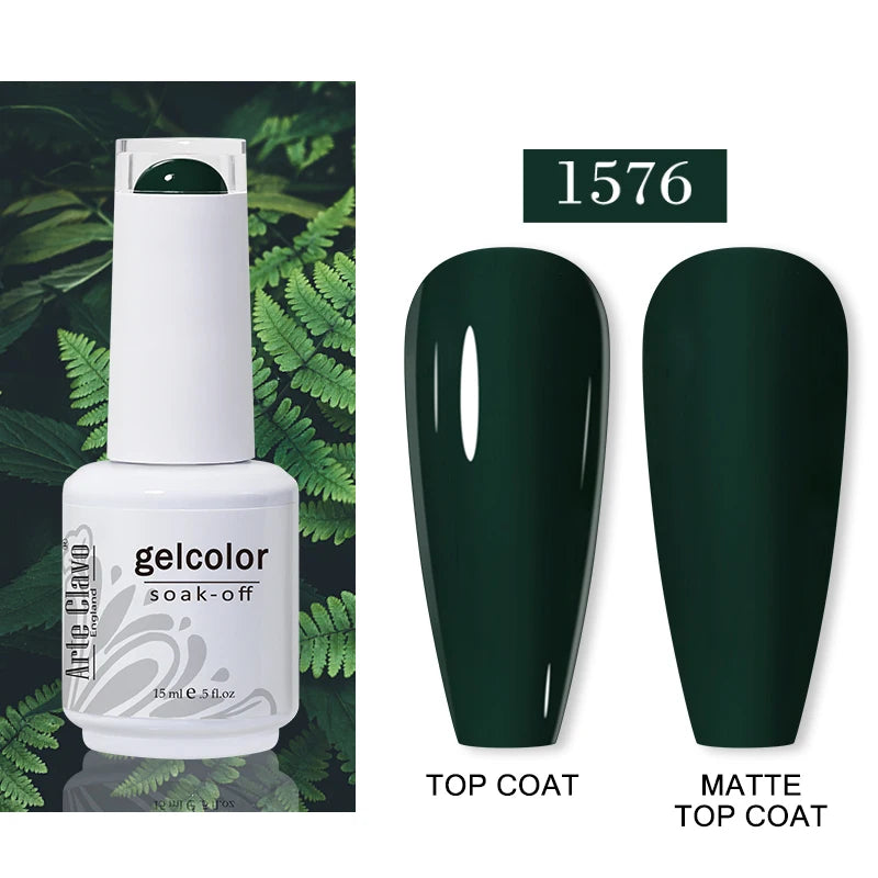 Arte Clavo Autumn Nail Gel Polish Caramel Winter Soak Off UV LED Art