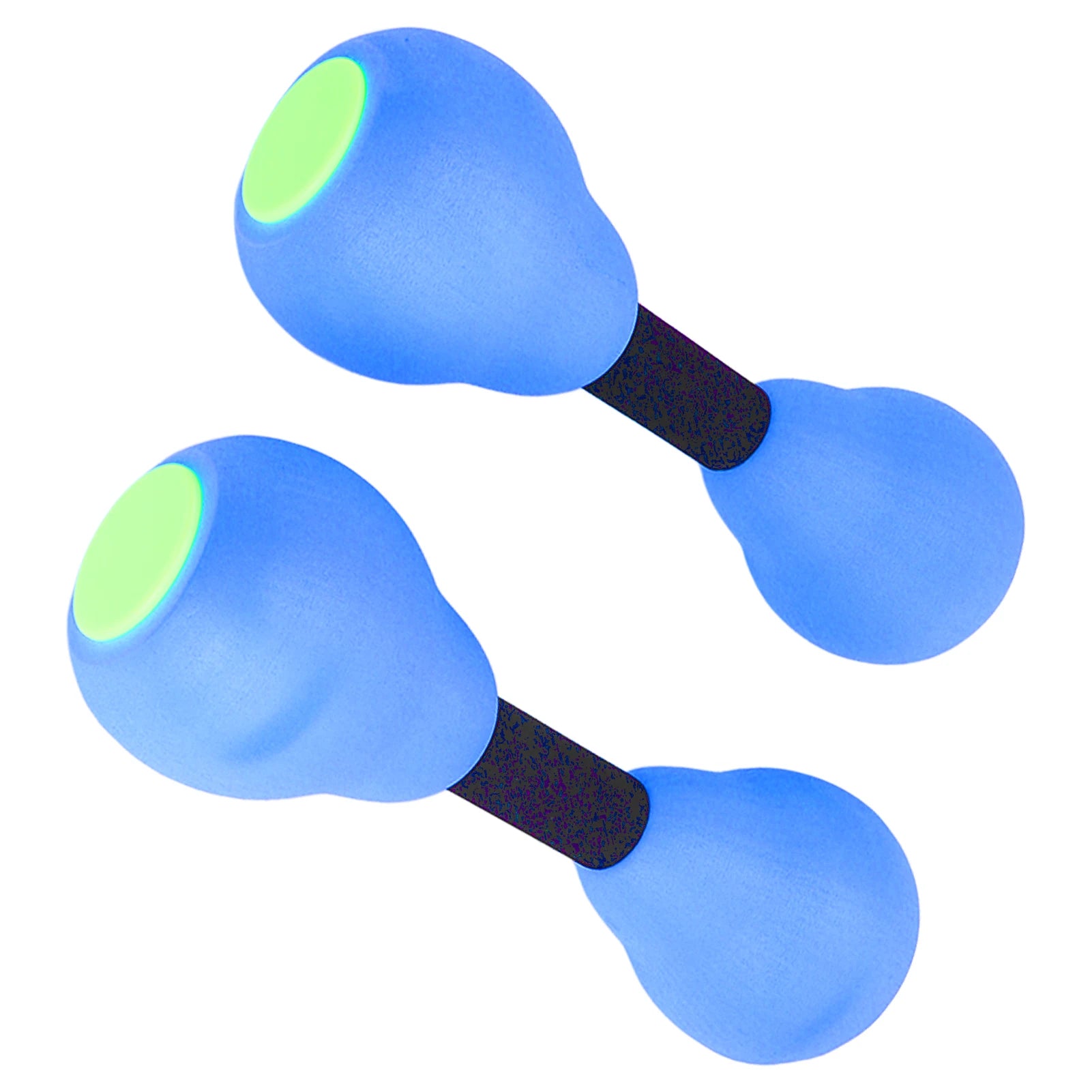 Aquatic Dumbbells Women Aquatic Dumbbells Floating Muscle Building Quickly Drying Water Weights for Fitness Blue Water Dumbbells Qme