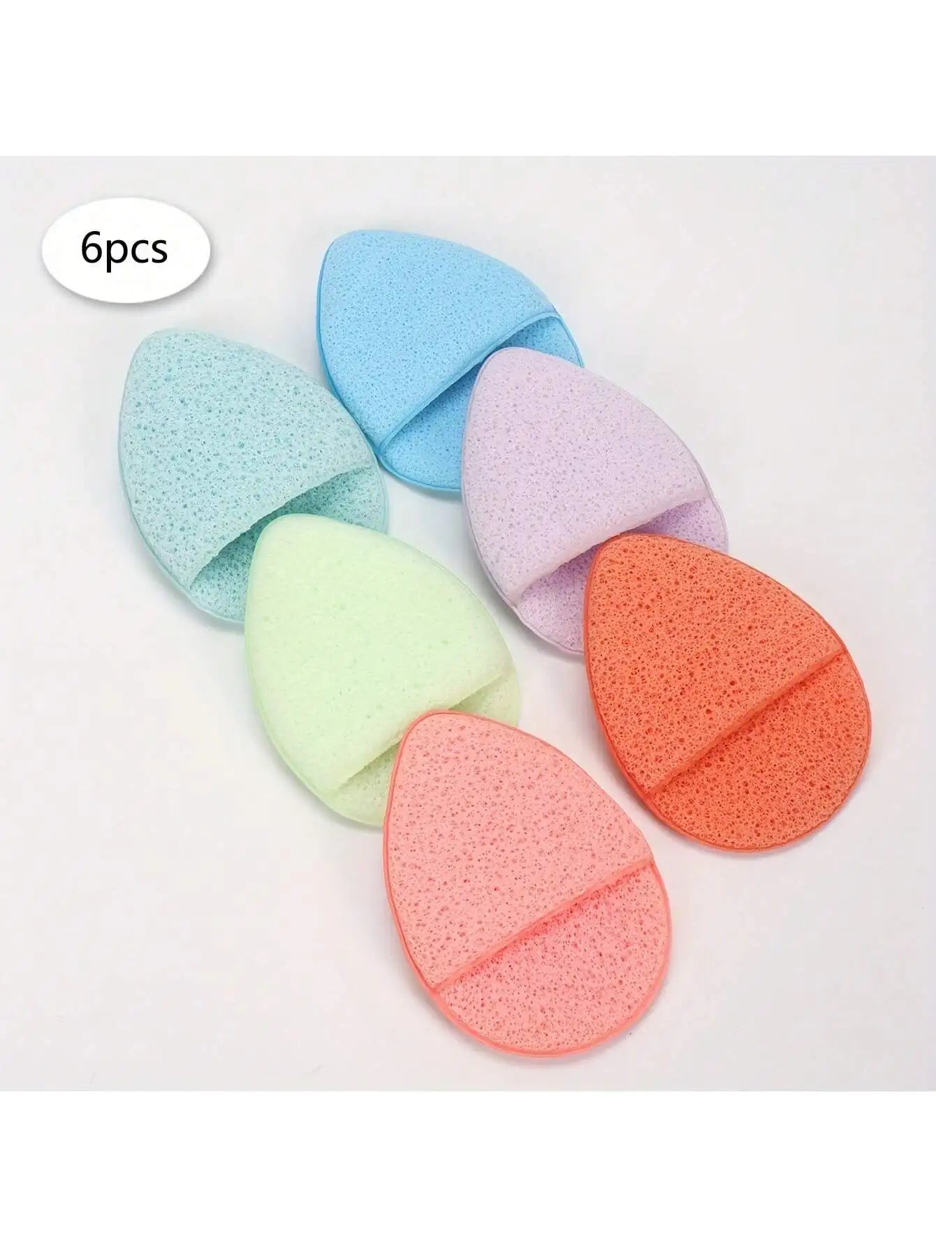 4 Random Gentle Facial Sponges Removes Deep Down Dirt Makeup That Qme 6pcs