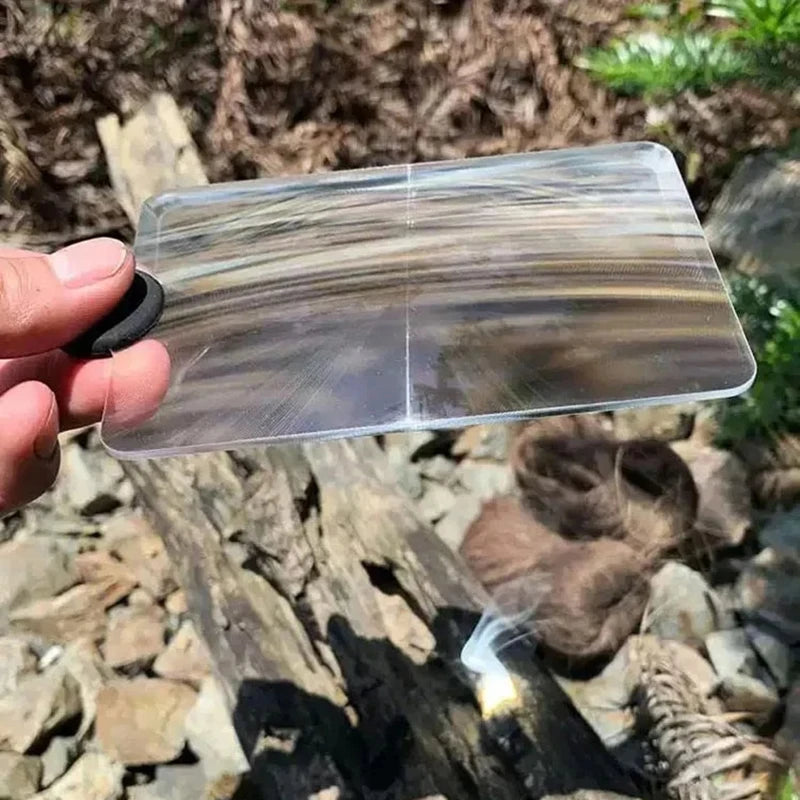 Outdoor Solar Igniter Fresnel Concentrator Picnic Ignition Tools Qme