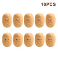 Creative Simulation Food Eraser Potato-shaped Model Children's Qme 10PCS
