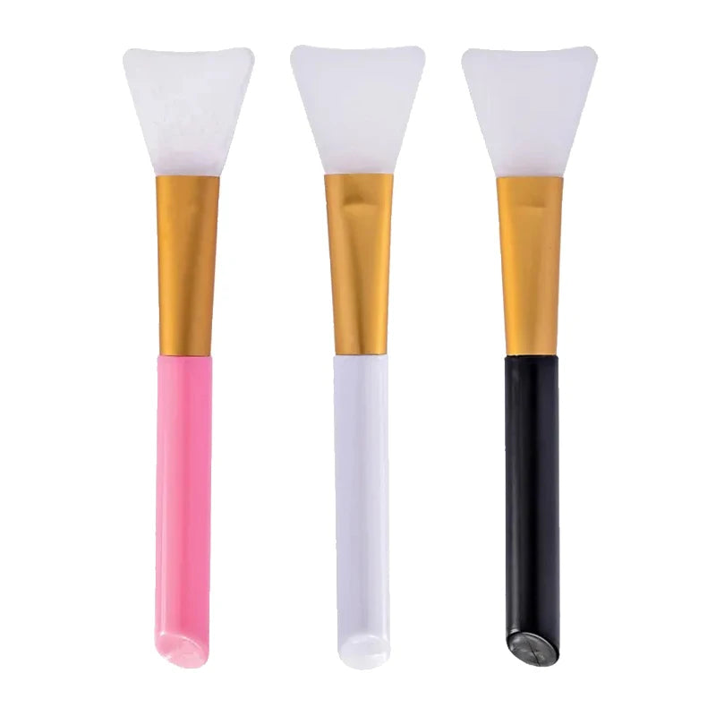 1 2 3 5-pack Silicone Facial Mask Brushes Mild Soft Suitable All Skin