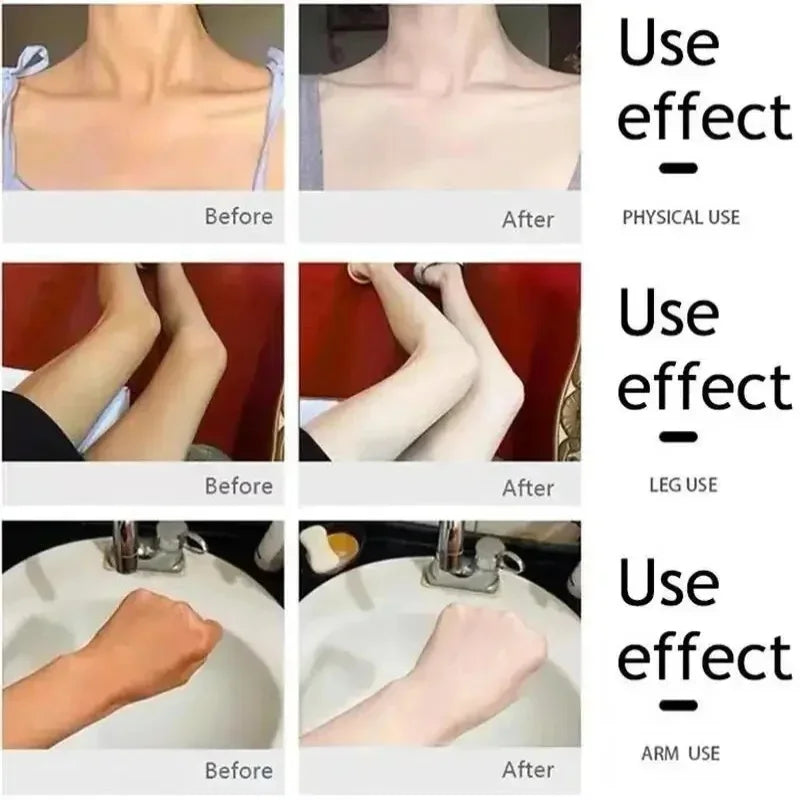 Body Whitening Cream Arms Thighs Underarm Knees Whitening Essence Cream Brighten Moisturizing Body Korean Skin Care Products Qme