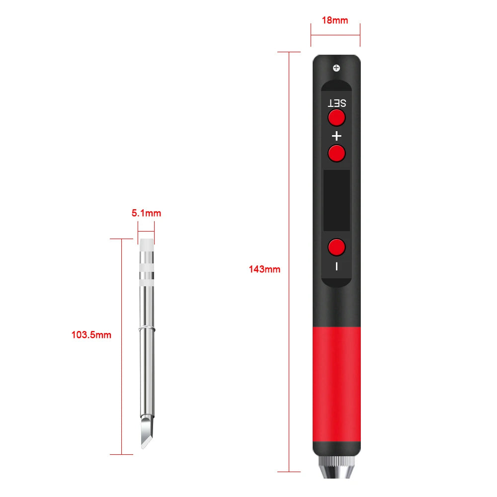T12 Series T65 Digital Electric USB Soldering Iron Mini Smart Qme