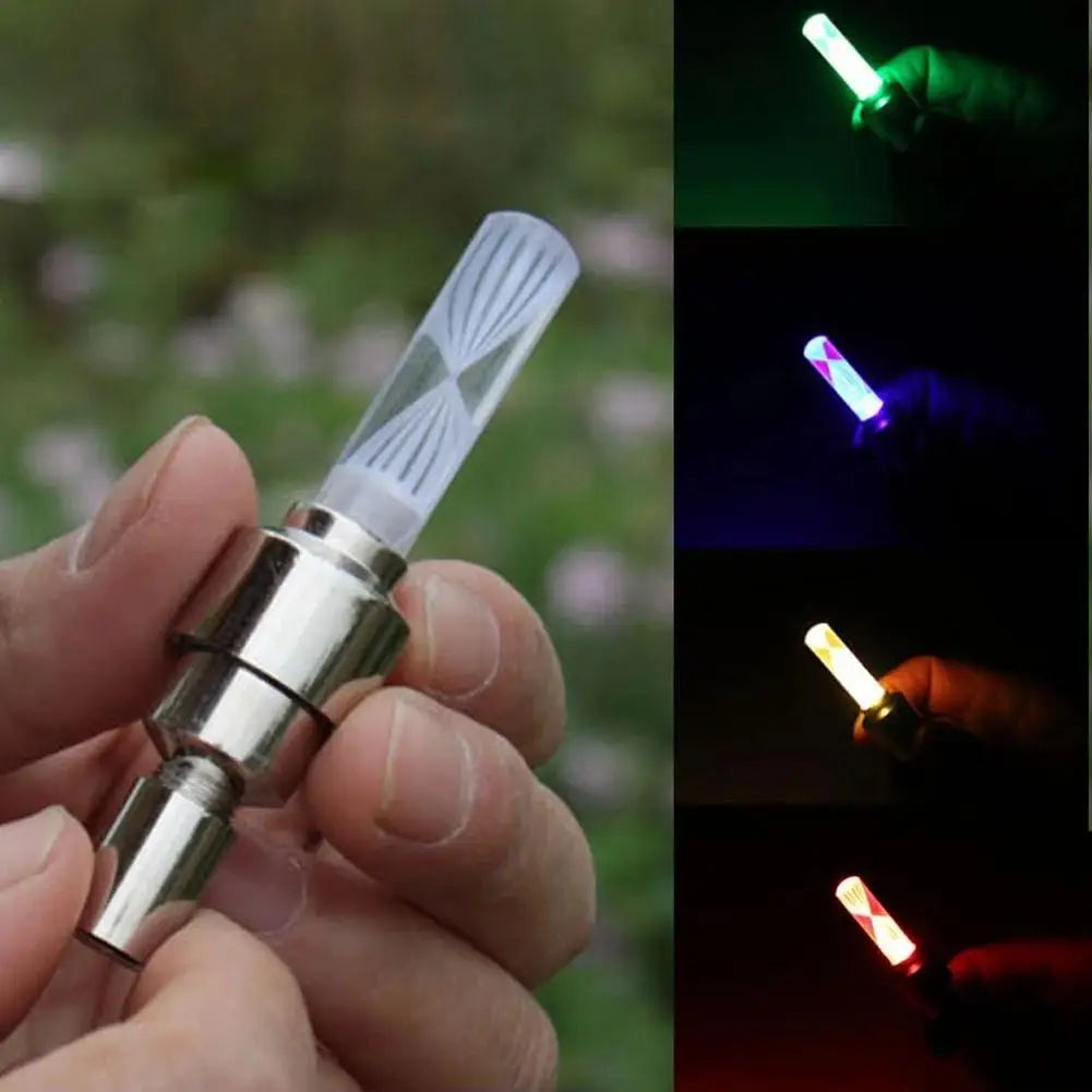 2pcs LED Bicycle Valve Light, Neon Bicycle Spoke Light Bicycle Tire Valve Light, Night Riding Warning Light Bicycle Accessories Qme