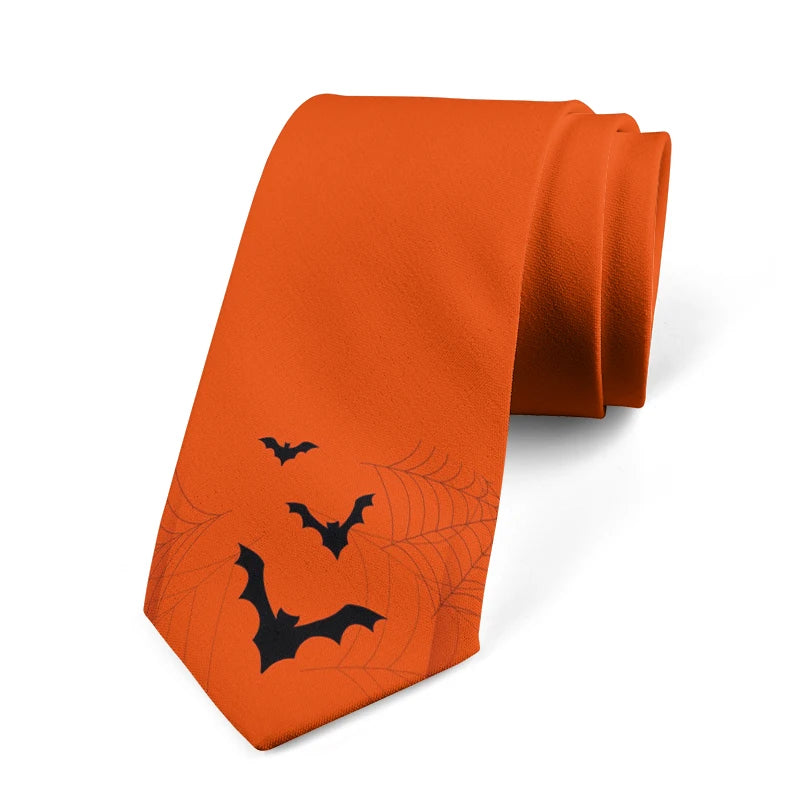 Bat Design 3D Printed Tie Men's Personalized Business Polyester Qme