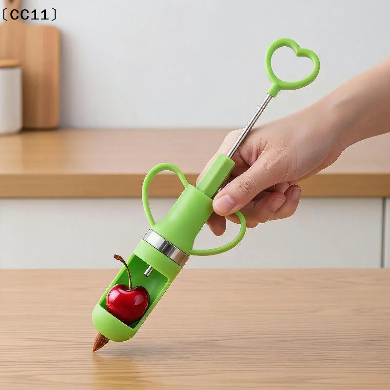 Cherry Fruit Pitter Stainless Steel Non Slip Handle Perfect Kitchen Qme