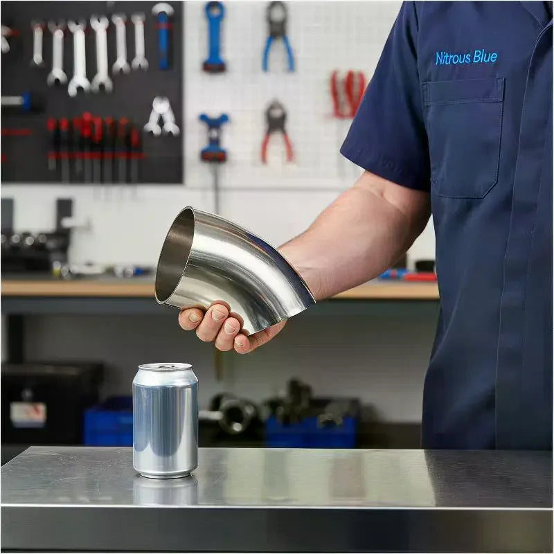 Sanitary Food Grade 45 Degree Weld Elbow 304 Stainless Steel, Polished Butt Weld Pipe Fitting 16-80mm OD Press Fitting Qme