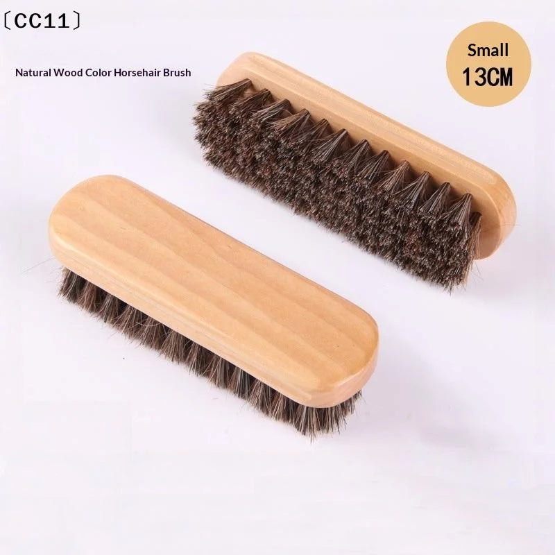 1 Horse Hair Wood Brush Handle Dashboard Details Polishing Cleaning Qme