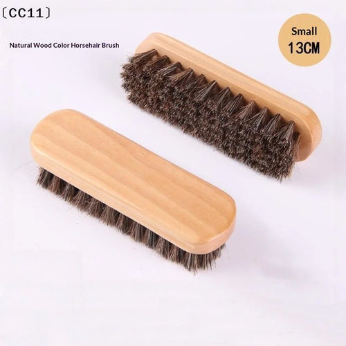 1 Horse Hair Wood Brush Handle Dashboard Details Polishing Cleaning Qme