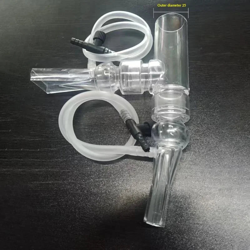 Rotating Water Outlet Return Pipe Connector Plumbing Fitting Acrylic Qme A4