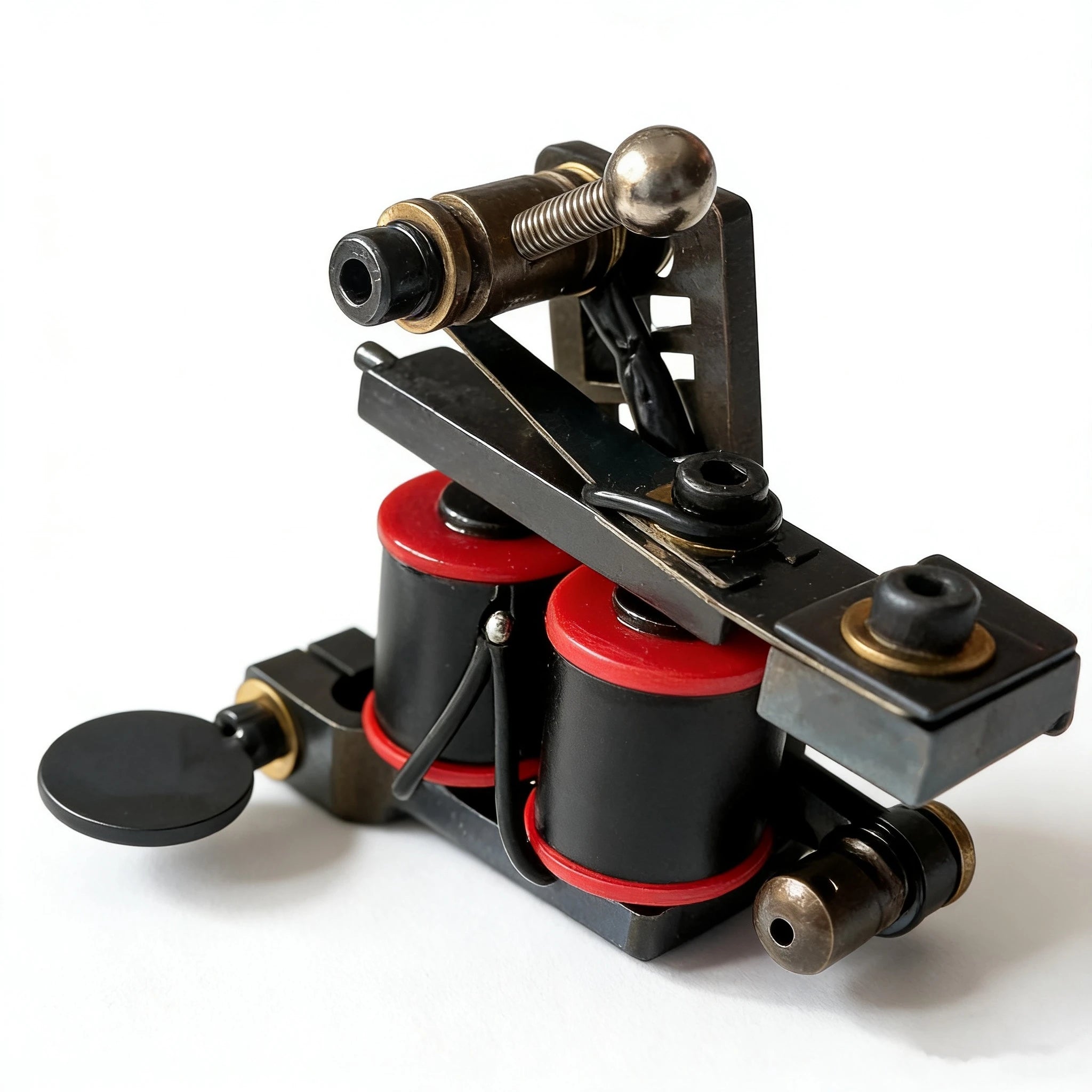 New Wire-Cutting Iron 10 Wrap Coil Tattoo Machine Gun Classical Shrapnel For Liner Shader Professional Tattoo Supply LTM-W22 Qme