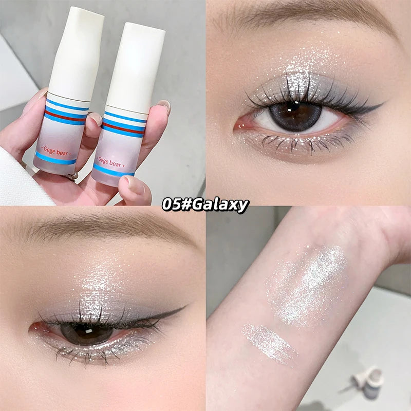 Gege Bear Sparkling Diamond Liquid Eyeshadow Versatile Highlighter No Qme GX1222-5