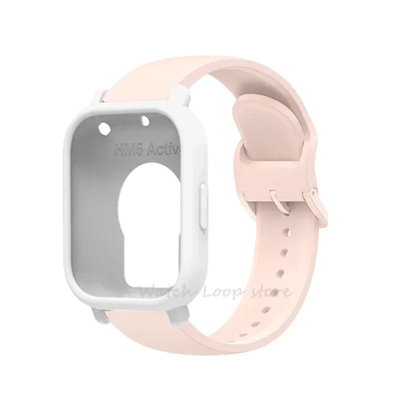 Silicone Case Strap Redmi Watch 5 Lite Active Repacement Bracelet