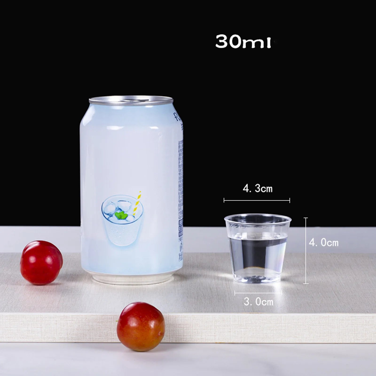Fruit Juice Milk Tea Drink Ice Cream Dessert Cups Disposable Clear Plastic Supermarket Milk Tea Shop Tasting Cup Party Supplies Qme