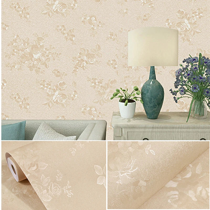 3D Solid Vinyl Self-adhesive Wallpaper Walls Rolls Contact Paper Qme