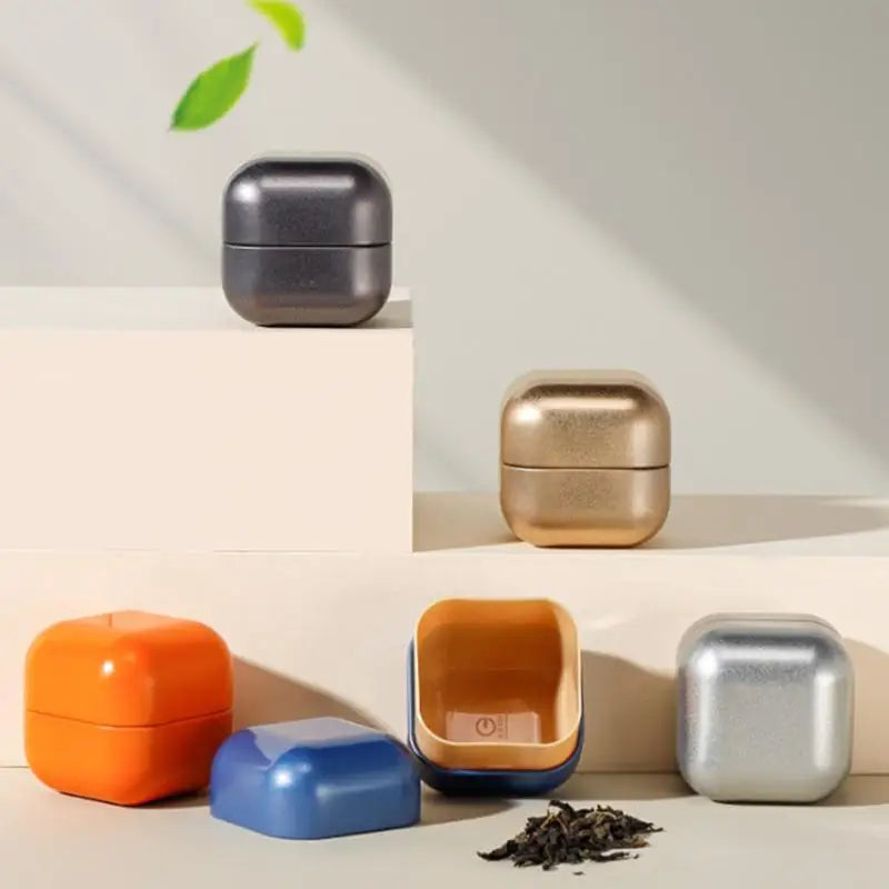 Portable Solid Mini Tin Box Packaging Tea Sealed Jar Jewelry Candy Qme