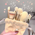 13 PCS Colorful Makeup Brush Set Eye Shadow Foundation Women's Makeup Brushes Eye Shadow Blush Beauty Soft Makeup Toolkit Qme yellow