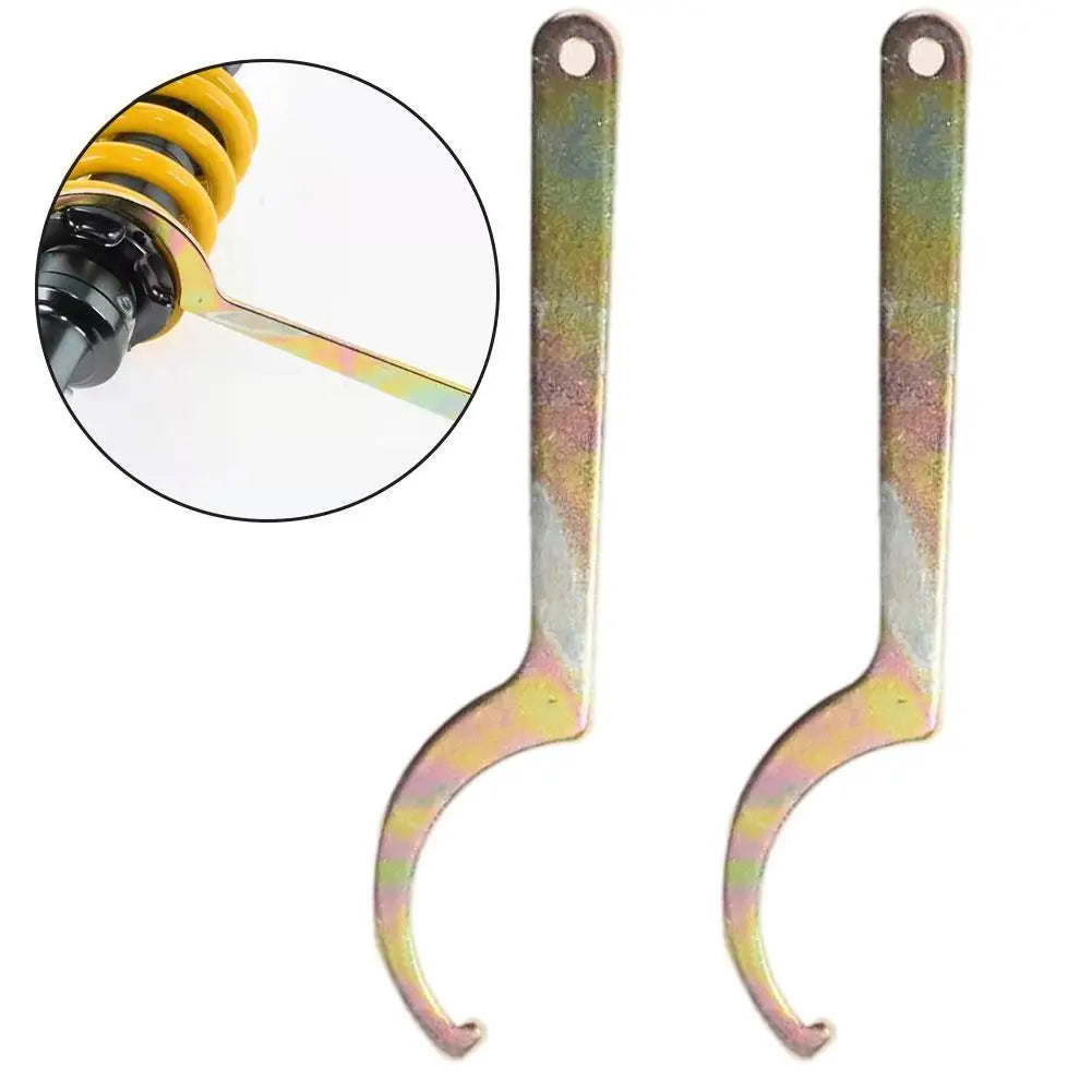 1PCS Spring Adjuster Wrench Tools Motorcycle Tool Shock Absorber Suspension Tools Hand Tool Hook For Honda Spring Adjuster Qme