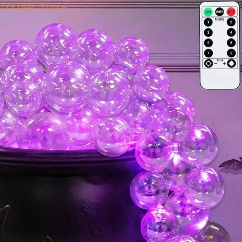 Whimsical Plastic Cauldron Decoration 8 Adjustable Light Modes Qme M CN