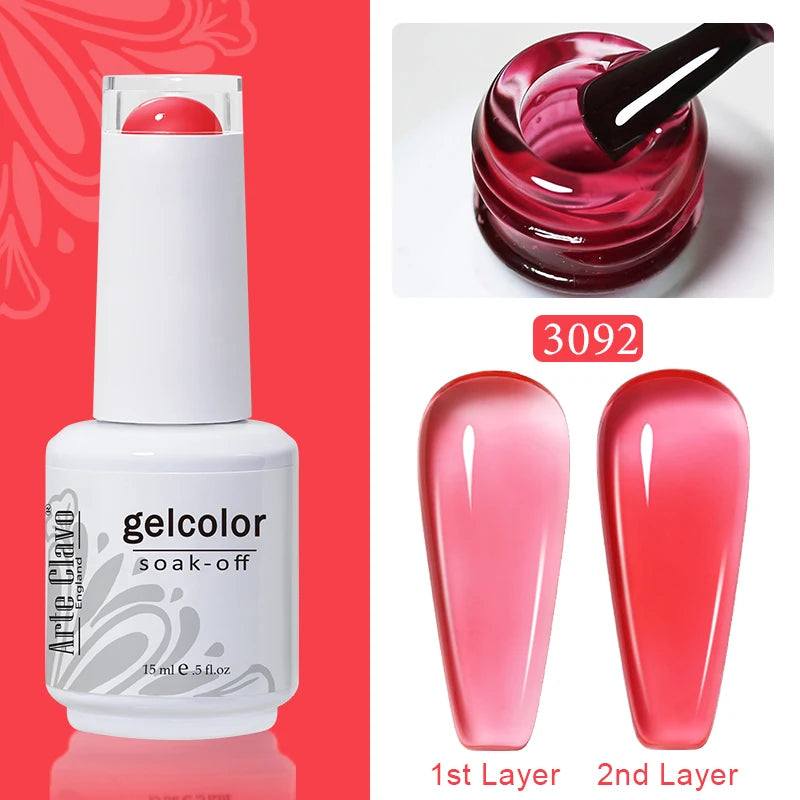 Arte Clavo Macaron Spring Series Gel Nail Polish Pigment Semi
