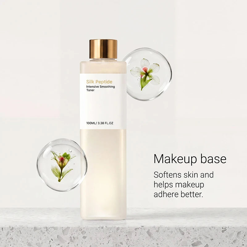 Silk Peptide Moisturizing Hydrating Toner Refreshing Non Greasy Easy Qme