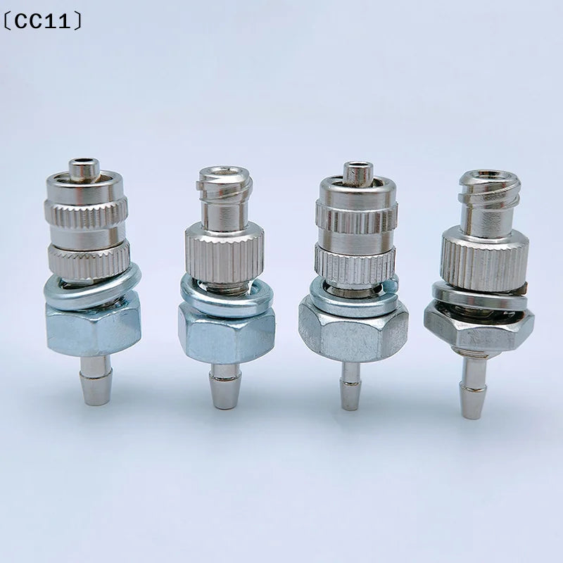 Tracheal Connector Luer Lock Adapter Fitting Dispenser Nickel Plated Qme