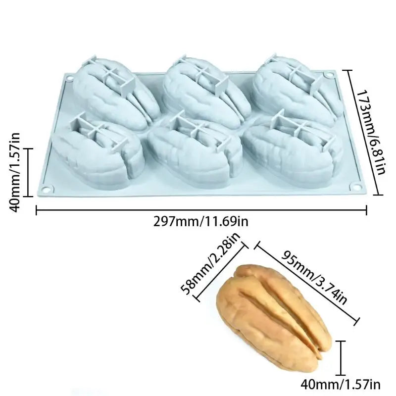 Mousse Cake Mould Party Dessert Baking Tools Kitchen Bakeware6-Cell Qme A3