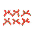 30Pcs 23-57mm Mixed Christmas Bows For Gift Flower Craft Decor Bowknot Ribbons Handmade Accessory Home Xmas Party DIY Supplies Qme 46x37mm see option