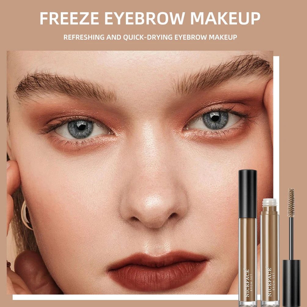 NICEFACE Eyebrow Cream Enhancers Long-lasting Waterproof Eyebrow Pomade Gel For Eyebrow Styling Gel Dye Eyebrow Tint Brow Gel Qme