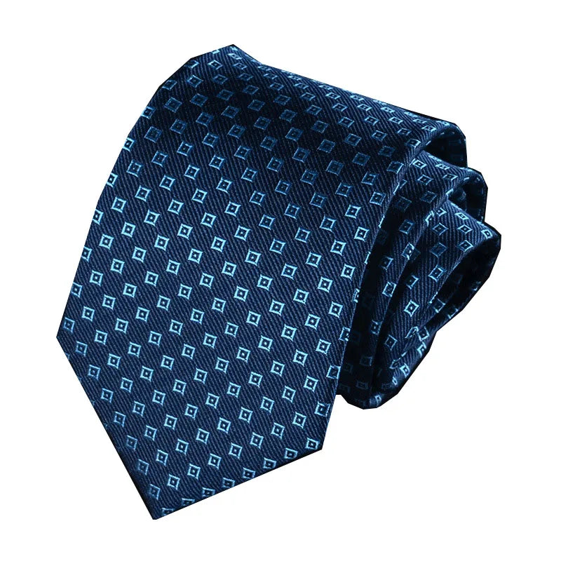 100 Real Silk Tie Men's Business Banquet Formal Shirt Accessories Qme RT8
