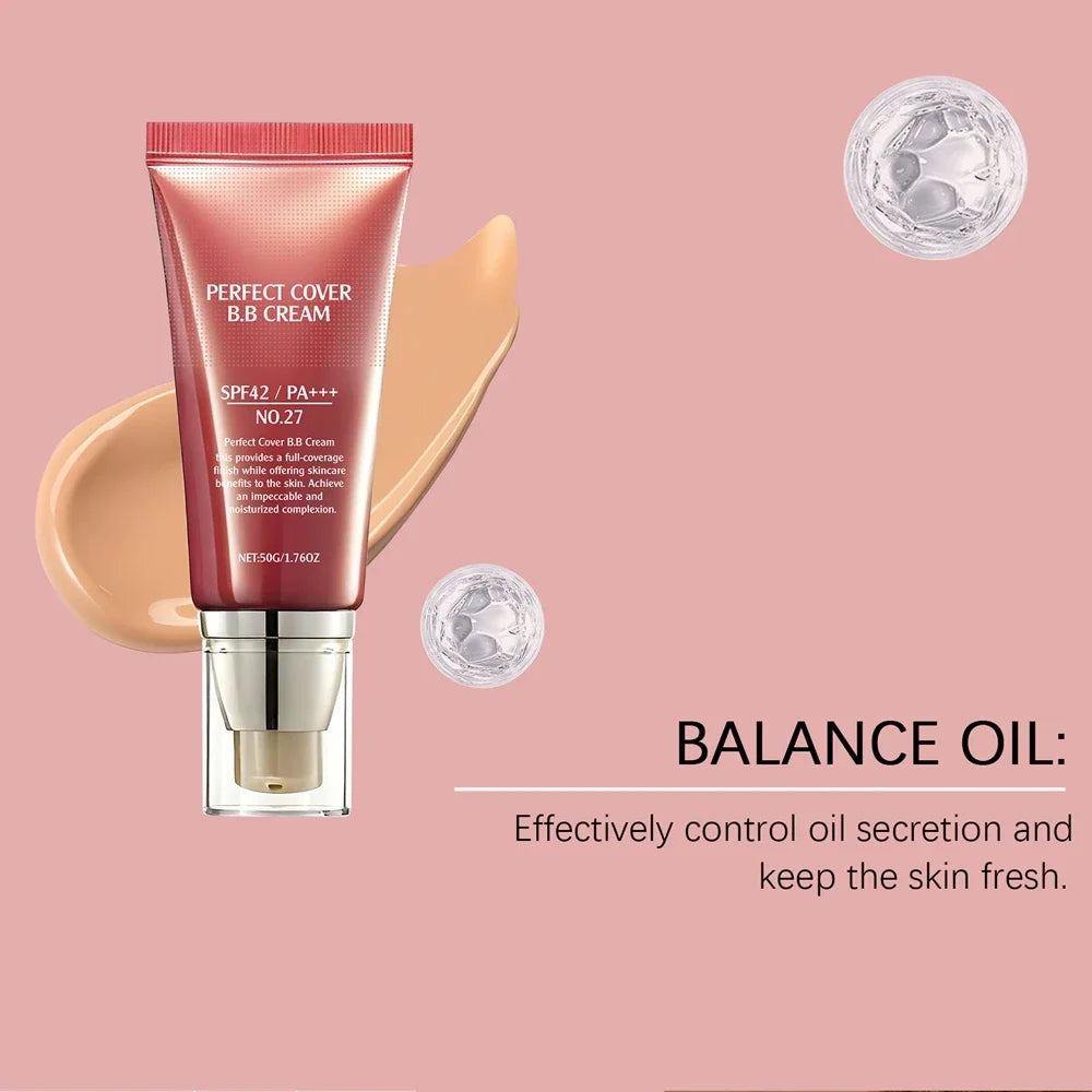 Concealer BB Cream Lightweight Spreadable Texture Quickly Covering Pores And Fine Lines Create A Natural Makeup-free Look Qme