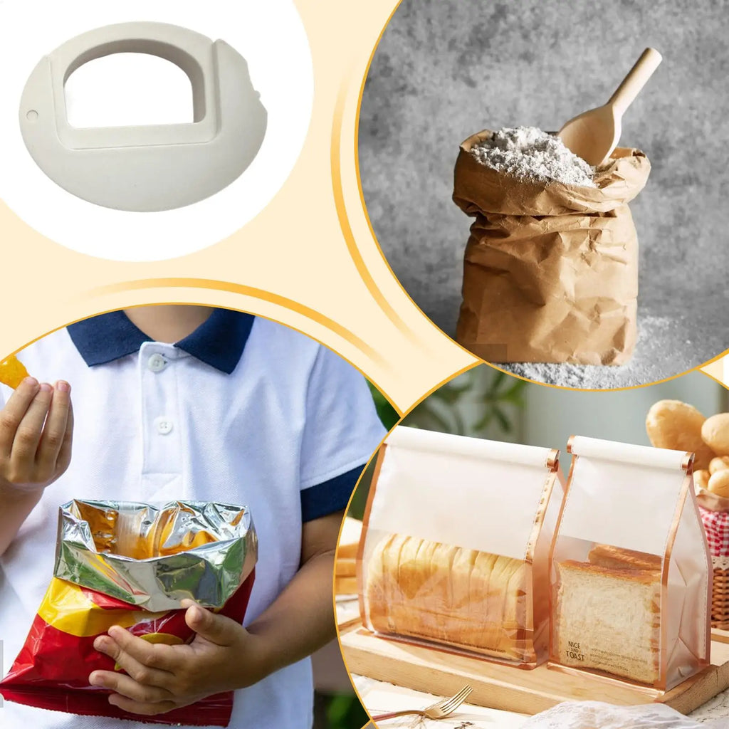 Bag Clips Magnetic Reusable Sealing Clamps Food Kitchen Fridge Office Qme