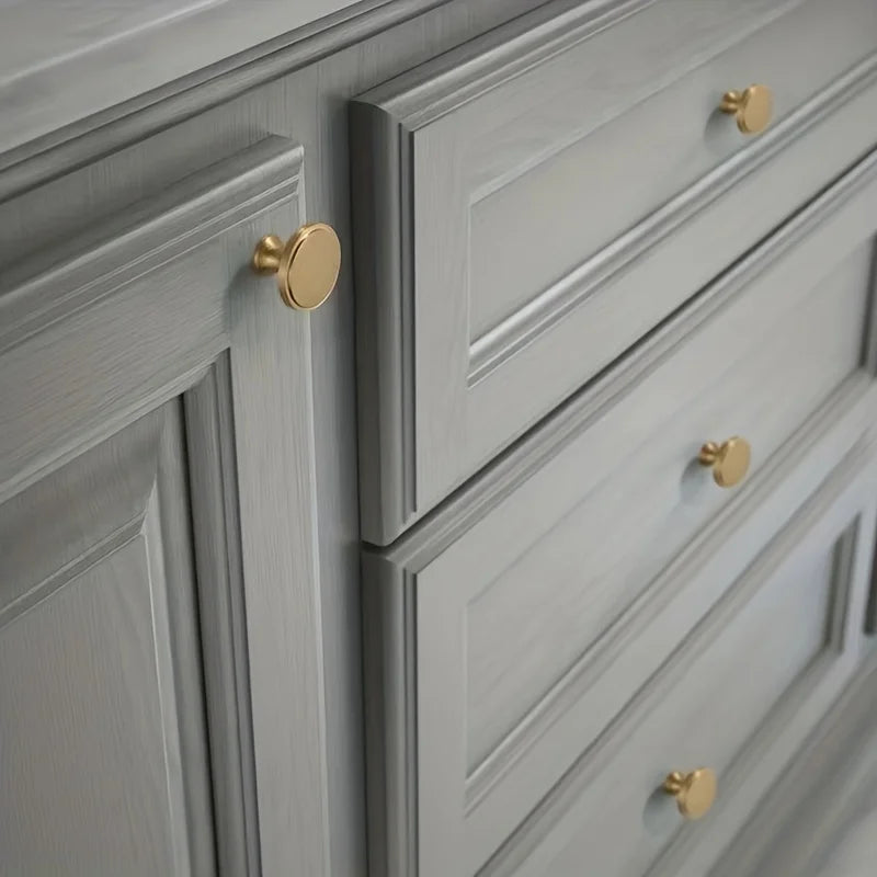 1 Wardrobe Cabinet Drawer Concealed Buckle Bedside Table Hanging Ring Qme